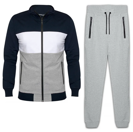 Men’s Full Zip Track Jacket & Jogger Pants Set
