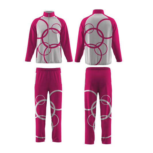 Women's Tracksuit – Two-Tone with Graphic Ring Design